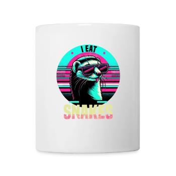 I Eat Snakes Vintage Mungo - Tasse - Weiß - Vorne