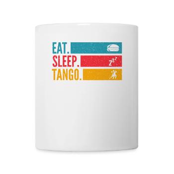 Répétition de Tango Eat Sleep pour les danseurs de Tango Argentino - Mug blanc - blanc - Devant