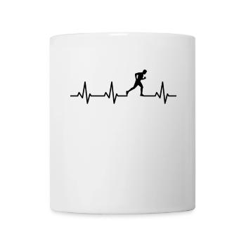 Jogger Heartbeat - Mug - white - Front