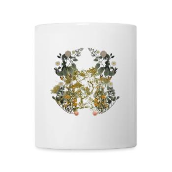 Waldtiere Hirsch Elch Schweden Wild Wald Natur - Tasse - Weiß - Vorne