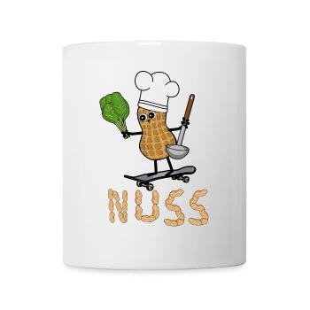 Cacahuète Cuire Légume Cuisson Rapide Cuisson Patin - Mug blanc - blanc - Devant