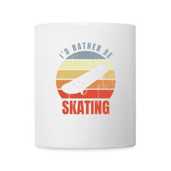 I'd Rather Be Skating - Tasse - Weiß - Vorne