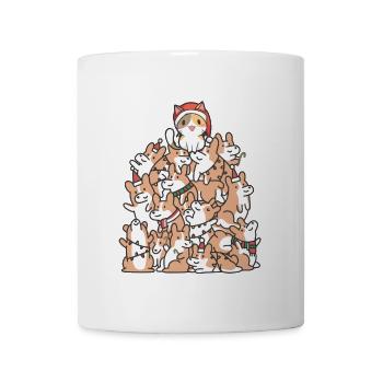 Cat Dogs Christmas Christmas Pets Kids - Mug - white - Front