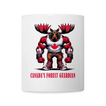 Canada's forest guard elk - Mug - white - Front