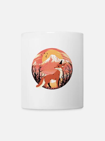 Fuchs Füchse Wildnis - Tasse - Weiß