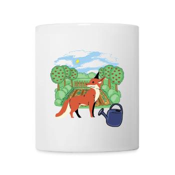Arrosoir de jardin Fox Hobby Jardinier Horticulture - Mug blanc - blanc - Devant
