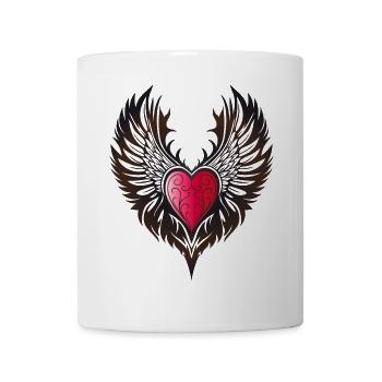 Heart Wings Winged Heart - Mug - white - Front