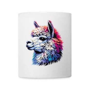 Alpaka - Tasse - Weiß - Vorne