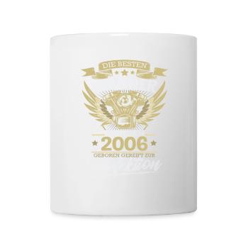 Die besten Männer wurden 2006 geboren - Tasse - Weiß - Vorne