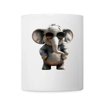 Elephant Africa Safari Wilderness Love Cute Elephant - Mug - white - Front