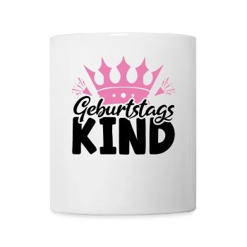 Süßes Geburtstagskind für Kinder und Erwachsene - Tasse - Weiß - Vorne