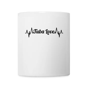 Tuba Love Pulse Beat - Mug - white - Front