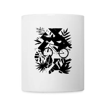 Mountain Bike Lover Sketch - Mug - white - Front