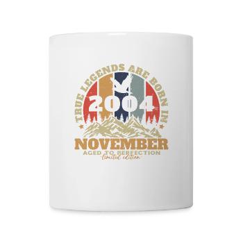 November 2004 Vintage-Geburtstagsgeschenk - Tasse - Weiß - Vorne