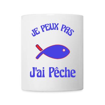 I CAN'T. I FISHED. FISHERMAN. HUMOR. RETIREMENT - Mug - white - Front