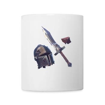 Objets RPG Casque d’épée T-shirt RPG - Mug blanc - blanc - Devant