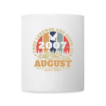 August 2007 Vintage Retro Birthday Gift - Mug - white - Front