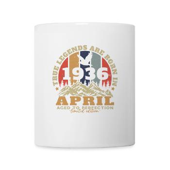 April 1936 Vintage Birthday Gift - Mug - white - Front