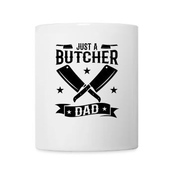 Butcher Dad - Mug - white - Front