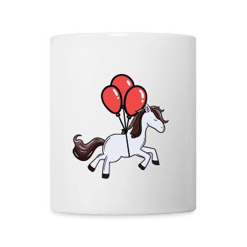 Cheval Ballons Rêve Flying Pony Chevaux - Mug blanc - blanc - Devant