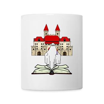 Mitternacht Geisterstunde Märchen Spuk Geschichte - Tasse - Weiß - Vorne