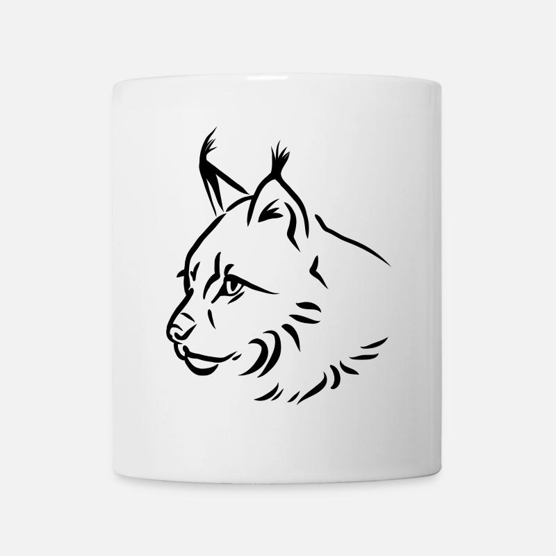 Luchs - Tasse - Weiß