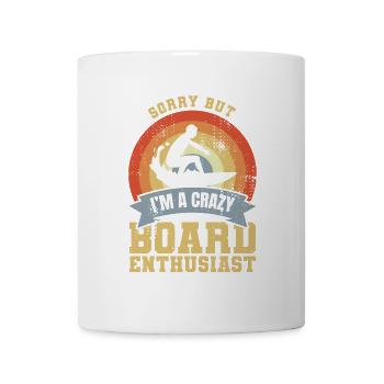 Surfeur fou - Mug blanc - blanc - Devant