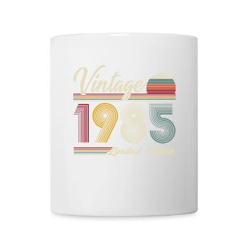 Jahrgang 1985, Jahrgang 1985 Geburtstagsgeschenk - Tasse - Weiß - Vorne