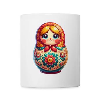 Russian Khokhloma Russland Russen Russische - Tasse - Weiß - Vorne