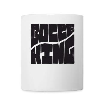 Bocce King Boccespieler Ball mit Jack Bocci Game - Tasse - Weiß - Vorne