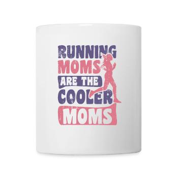 Mère et coureuse - Mug blanc - blanc - Devant