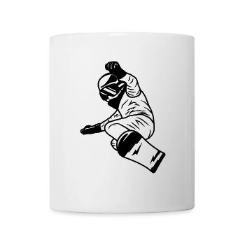 Funny Snowboard Boy - Mug - white - Front