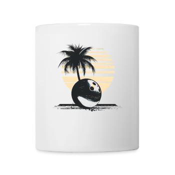 Croquis de bowling - Mug blanc - blanc - Devant