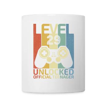 Level 29 Unlocked official teenager - Mug - white - Front