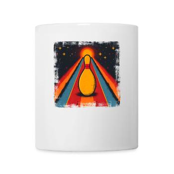 Vintage Bowling - Tasse - Weiß - Vorne
