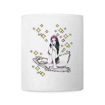 Fantaisie Elfe Fée Tarum Ludique Nostalgique Rétro - Mug blanc - blanc - Devant