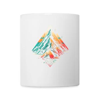 Mountain Biking Steamwave - Mug - white - Front