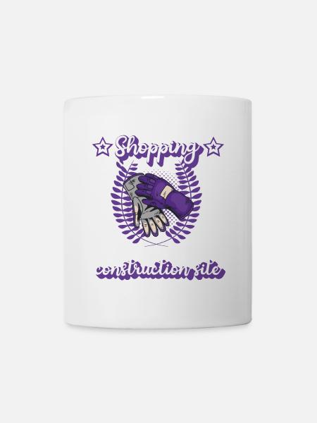 Bauarbeiterin Dachdeckerin Site Mädchen Geschenk - Tasse - Weiß