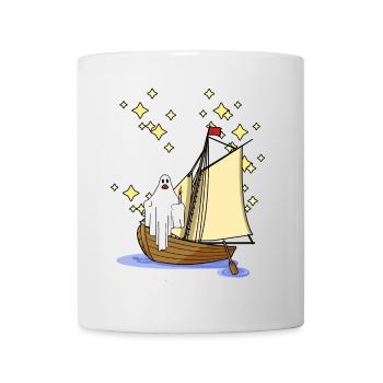 Fantômes, Marin, Hanter, Fantôme, Horreur, Halloween - Mug blanc - blanc - Devant