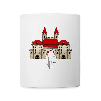 Castle Ghost Spooky Spooky Midnight Haunted - Mug - white - Front