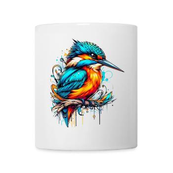 Martin-pêcheur - Mug blanc - blanc - Devant