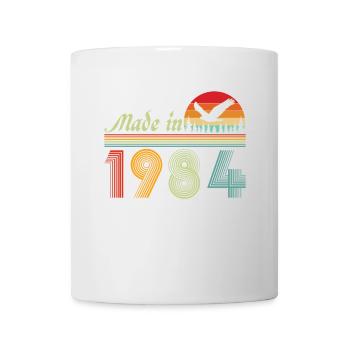 Vinatge 1984 Geburtstagsgeschenk - Tasse - Weiß - Vorne