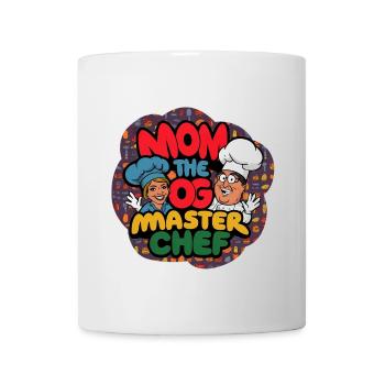Maman chien Master Chef T-shirt - Mug blanc - blanc - Devant