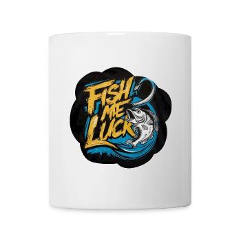 poisson Homme poissonnier Poisson et chance - Mug blanc - blanc - Devant