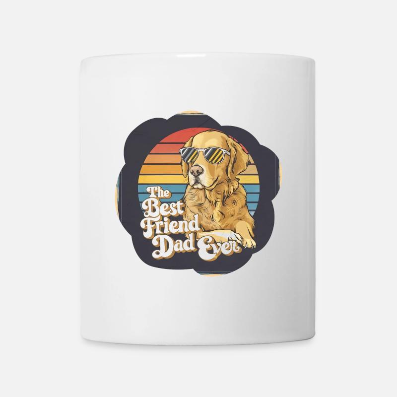 Taille du chien de papa - Mug blanc - blanc