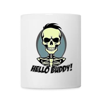 Hello Buddy - Tasse - Weiß - Vorne