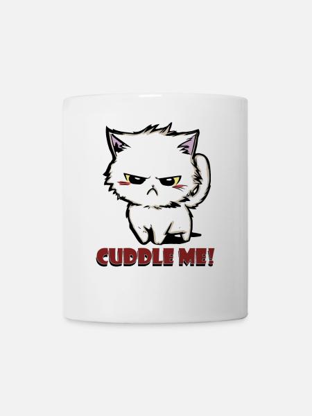 Cuddle Me! – Grumpy Kitty - Tasse - Weiß