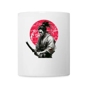 Japanese Samurai Graphic Vintage - Mug - white - Front