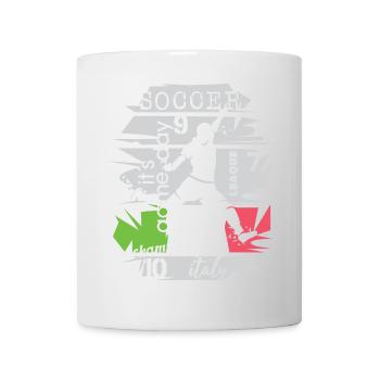 Soccer Italy Goal Shot Team Illustration Icon - Mug - white - Front
