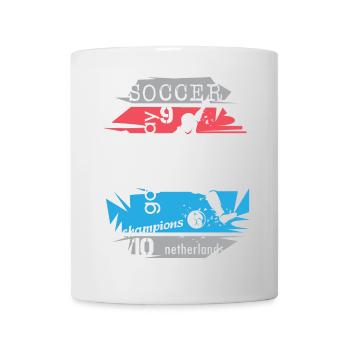 Soccer Netherlands Tournament Team Goal Shot Icon - Mug - white - Front